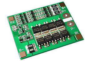 BMS контролер 3S Li-Ion 18650 12.6V 25A заряду/розряду hw-380
