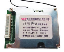 BMS контролер 13S аккум 3,7 V Li-ion 48V 30A заряду/розряду