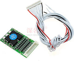 BMS контролер 6-13S аккум 3,2 V LiFePo4 20-42V 25A заряду/розряду універсальний