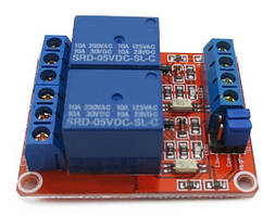 Реле 5В двухканальне з тригером на оптопарі