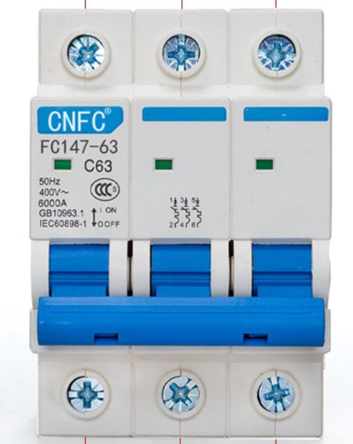 Автоматичний вимикач 40 А трифазний Автоматичний вимикач 40 А трифазний