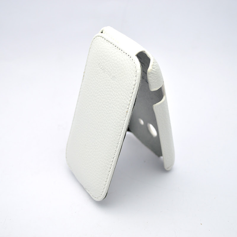 Шкіряний чохол фліп Melkco Ultra Thin for HTC Desire C White, фото 3