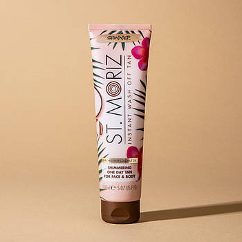 Бронзатор для засмаги з легким засмаговим ефектом, St.Moriz Coconut Tan Instant Wash Off Tan,