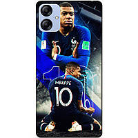 Силиконовый бампер чехол для Samsung A04e с рисунком Mbappe Франция