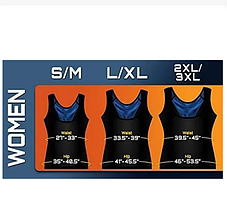 Жіноча майка для схуднення Sweat Shaper ⁇ Майка стягувальна для жінок М/Л/ХЛ/2ХЛ., фото 2