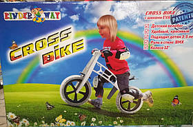 Велобіг 10", EVA колеса (Cross bike) білий56*37*15см (11-014БЕЛЫЙ)