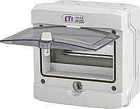 Щит ETI навесной ECH 8G 8 модулей прозрачная дверца IP65 1101061
