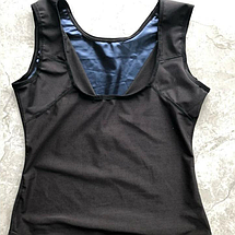 Жіноча майка для схуднення Sweat Shaper ⁇ Майка стягувальна для жінок М/Л/ХЛ/2ХЛ., фото 5