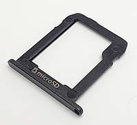 Держатель карты памяти Samsung Tab S2 SM-T815 черный Сервисный оригинал с разборки