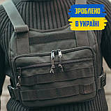 Чоловіча сумка нагрудна честриг WALLBAG жилет на груди А, фото 2