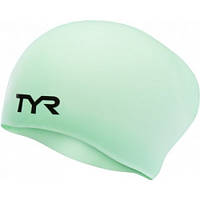 Шапочка для плавання TYR Long Hair Wrinkle Free Silicone Cap (LCSL) Блакитний (450)