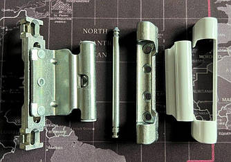 Петля середня фрамужна для металопластикових вікон та дверей регульована GU