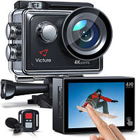 Видеокамера 4K, Touch Screen с дистанционным управлением, для подводной съемки Victure AC920 (без карты памяти