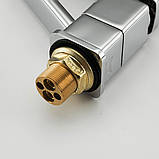 Змішувач для кухні Frap F4560, хром, фото 4