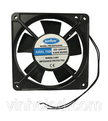 Вентилятор (кулер) SUNFLOW FM12038A2 HBL 120х120х38, фото 1