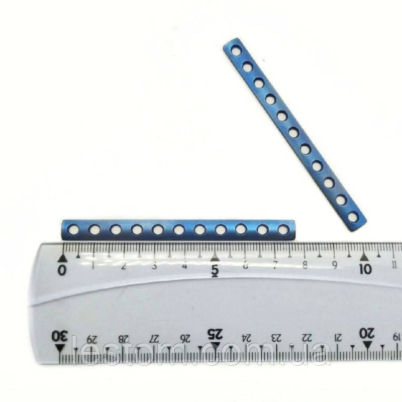 Пластина п'ясткова (титан) D = 2,7 мм, 11 від