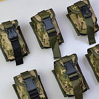 Подсумки под гранаты из кордуры пиксель MOLLE для гранаты тактический закрывается на фастекс