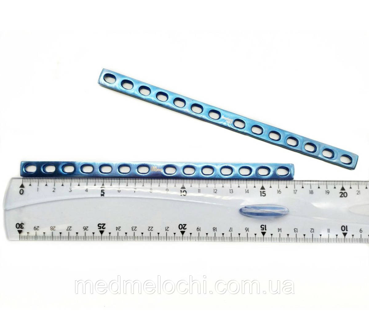 Пластина DCP під гвинти 3,5мм (титан), на 14 отворів, фото 1