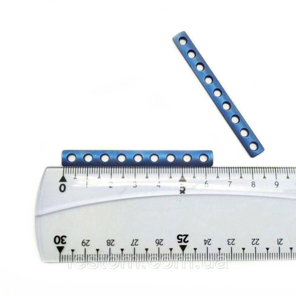 Пластина п'ясткова (титан) D = 2,7 мм, 9 від