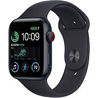 Смарт-часы Apple Watch SE 2 44mm Midnight Aluminum Case with Midnight Sport Band M/L (MNTG3) [81963]