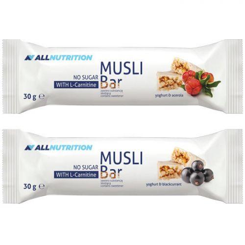 Протеїнові батончики AllNutrition Musli Bar L-carnitine 20х30g, фото 1