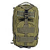 Рюкзак тактичний на 25 л (42х24х20см) M05, Олива / Туристичний чоловічий рюкзак, фото 6