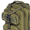 Рюкзак тактичний на 25 л (42х24х20см) M05, Олива / Туристичний чоловічий рюкзак, фото 3