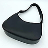 Жіноча сумка з блискавкою "Бланка" 29см, Чорна / Жіноча сумка через плече з ремінцем, фото 4