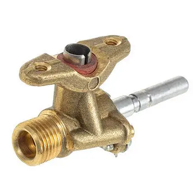 Кран газовий для плити Greta (латунь, нового зразка)