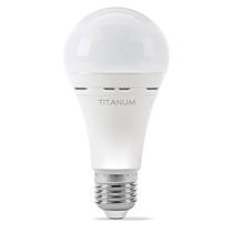 Світлодіодна лампа акумуляторна Titanum A68 10W E27 4000K TL-EMA68-10274, фото 2