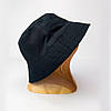 Панамка для чоловіків з картою України (Розмір 58-60) Чорний / Патріотичний капелюх / Літня панама, фото 5