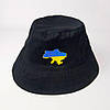 Панамка для чоловіків з картою України (Розмір 58-60) Чорний / Патріотичний капелюх / Літня панама, фото 6