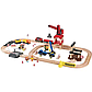 🚂 Великий набір дерев'яної залізниці PlayTive Junior + пластиковий бокс ikea 234 ел. Німеччина, фото 3