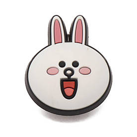 Джибітси прикраси для взуття кроксів сабо JIBBITZ Кролик № 509