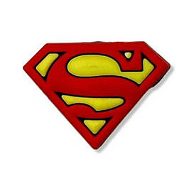 Джибітси прикраси для взуття кроксів сабо JIBBITZ Знак Супермен № 506