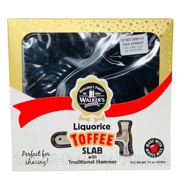 Ириска Walkers Toffee Liquorice Лакрица 400g