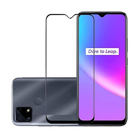 Захисне скло 6D для Realme C25S Black, фото 1