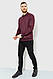Поло чоловіче з довгим рукавом, колір бордовий 157R304-3 M S, фото 2