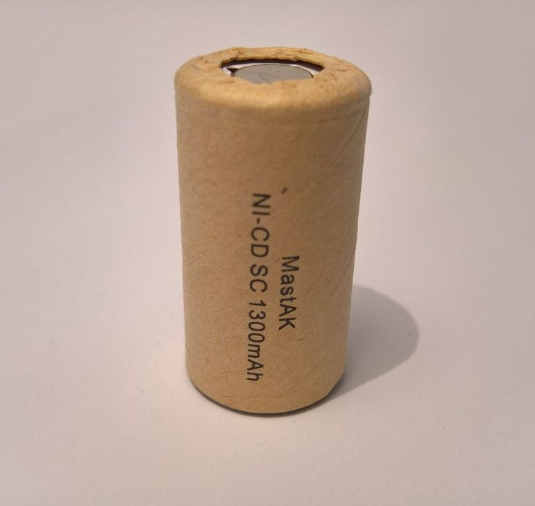 Акумулятор промисловий MastAK Sub-c 1,2v 1500mAh (Ni-Cd)