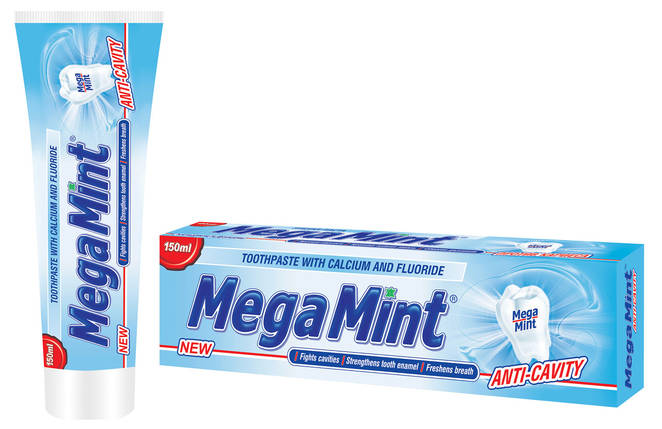 Mega Mint зубна паста Anti-cavity 150 мл (6714), фото 1