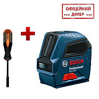 Нівелір лазерний BOSCH GLL 2-10 + ПОДАРУНОК Викрутка бітотримач