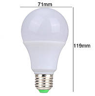 Лампа LED кольорова A70 RGB 10 Wt з пультом