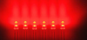 Світлодіоди 8 мм червоний