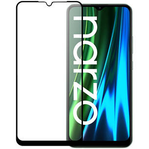 Захисне скло 6D для Realme NAZRO 50A Black, фото 1