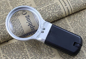 Лупа трансформер TH-7006 з підсвічуванням діаметр 65 мм збільшення в 3 рази