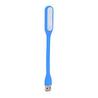 Ліхтарик гнучкий LED USB, Blue, OEM