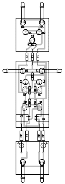 Схема расположения элементов