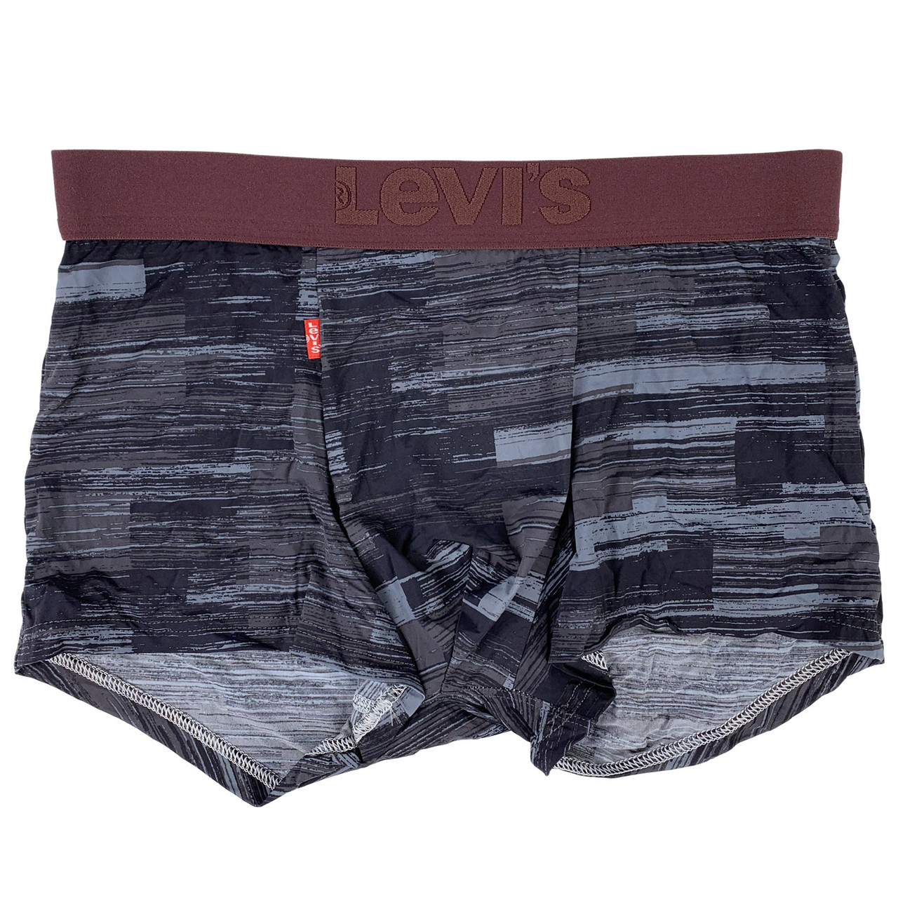 Чоловічі труси Levis, приємний гладкий матеріал, колір сірий із візерунком, розмір L (підходить на М)