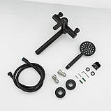 Змішувач для ванни Frap F32801-6, чорний, фото 6