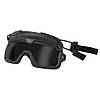 Окуляри для шолома FAST затемнена лінза, Black (для Airsoft, Страйкбол), фото 6